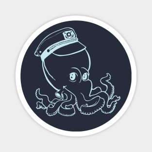 Captain Octopus for Dark Shirts Magnet